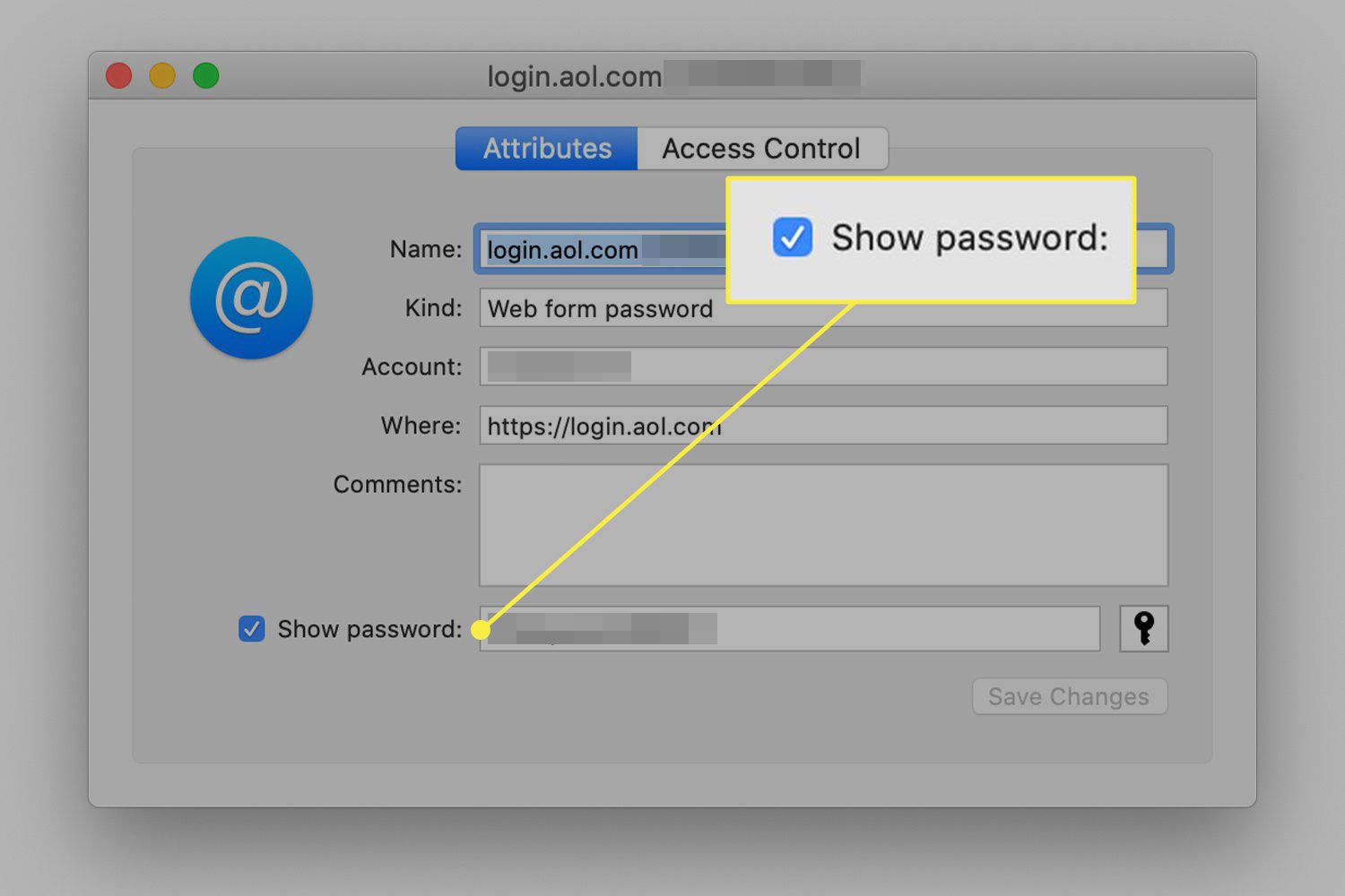 how to change email password on mac computer